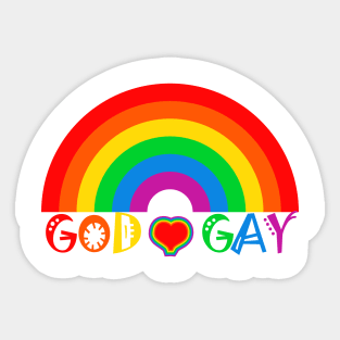 God Loves Gays Sticker